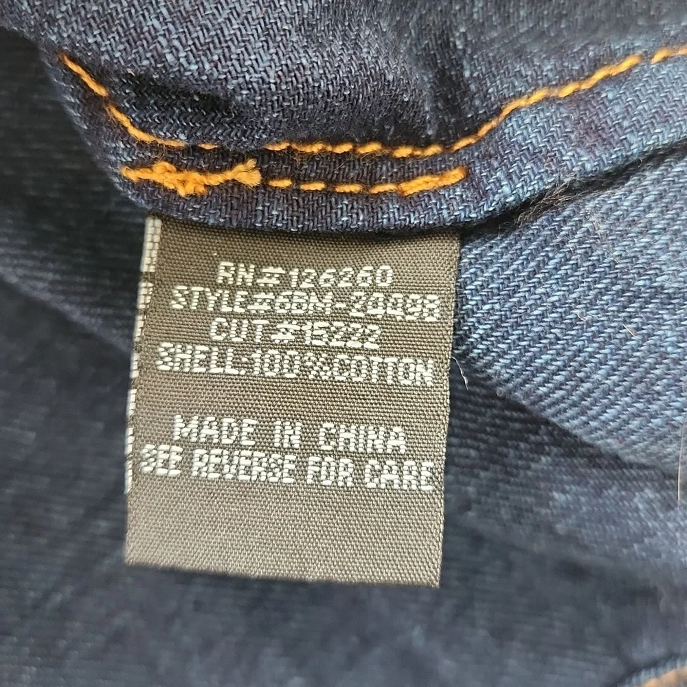 Velvet Heart Lamont Calva Denim Bow Peplum Top Medium M - Picture 14 of 16